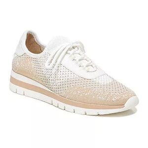 SOUL Naturalizer Charlie Knit Women's Sneakers in the Size 9-1/2”M in White/Tan